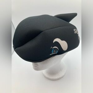 Vintage SeaWorld Shamu Orca Whale Hat Black White Novelty 1990s Rare